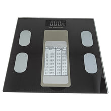 Load image into Gallery viewer, Sahyog Wellness Personal Digital Weighing Scale Machine with Glass Body having Capacity up to 180 KG with Battery (Black color)